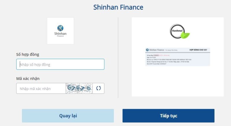 Kiểm tra tại iShinhanFinance